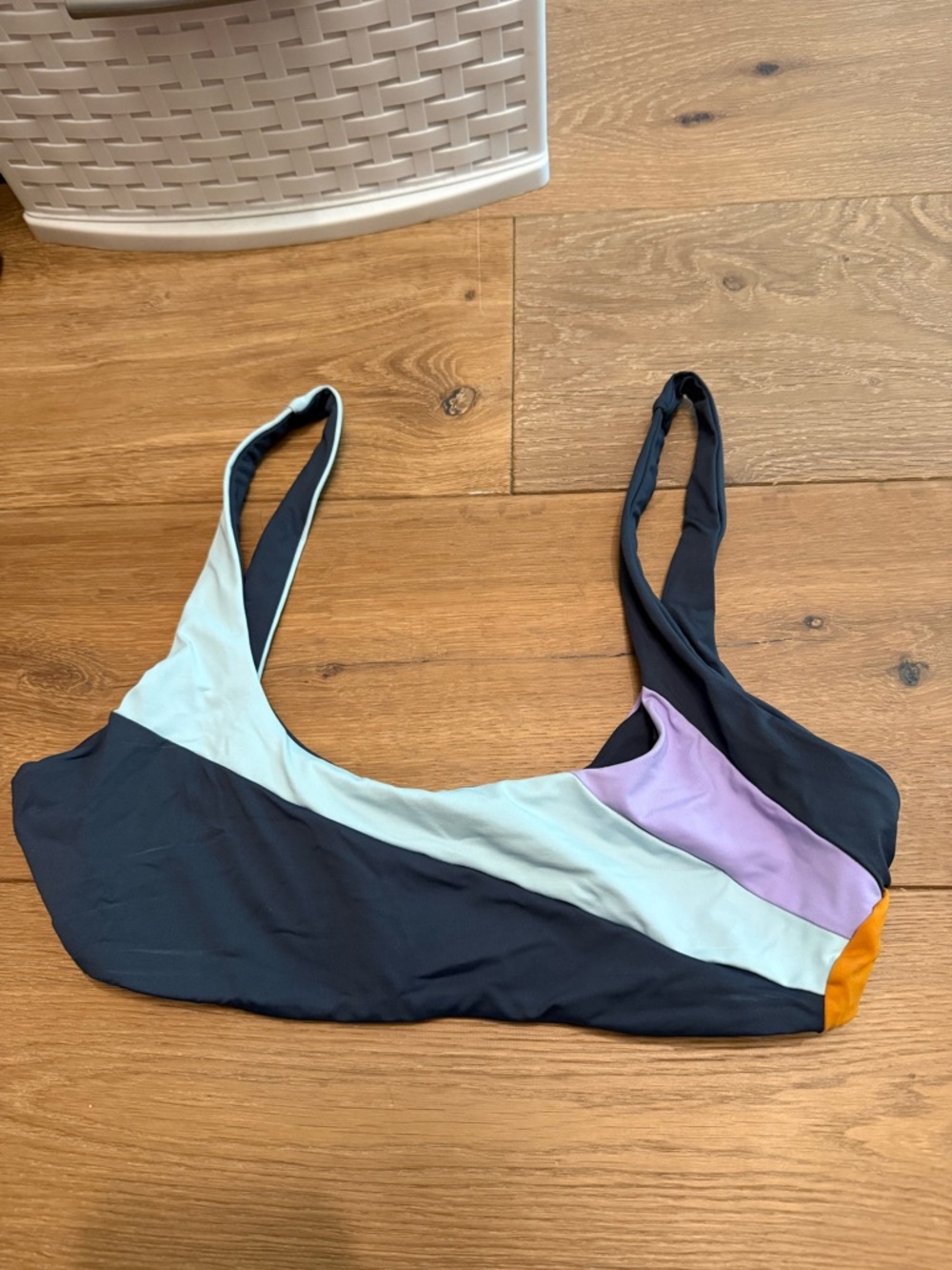 l*space Colorblock Scoop Bikini Top